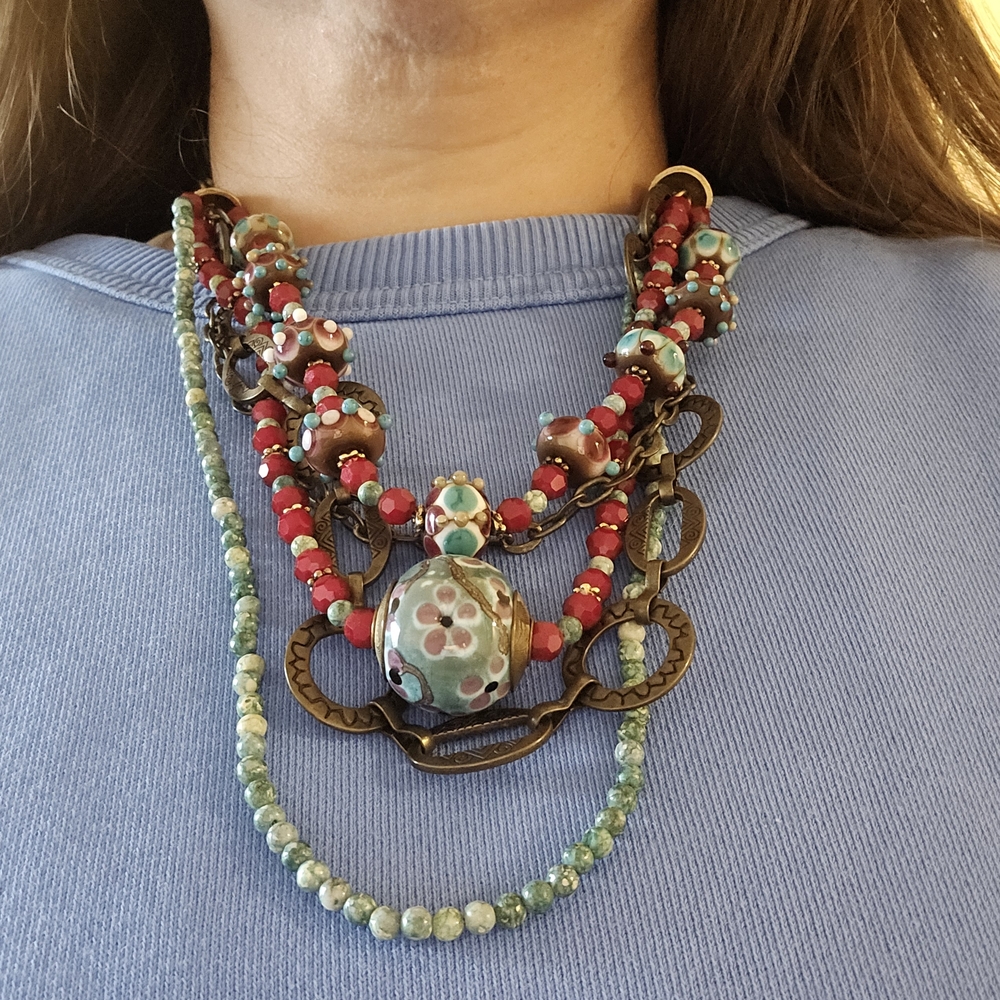 Multicolor Beaded Necklace